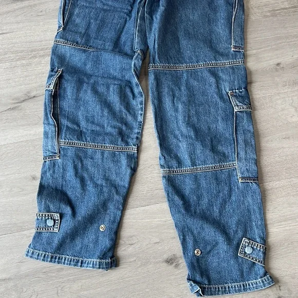 GRLFRND Lex Cargo in Rio Grande denim - Picture 10 of 11